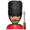 Guard: Medium Skin Tone Emoji 💂🏽 image - WhatsApp style
