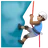 Man Climbing: Medium Skin Tone