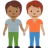 People Holding Hands: Medium-Dark Skin Tone, Medium Skin Tone
