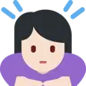 Woman Bowing: Light Skin Tone Emoji 🙇🏻‍♀️ image - Twitter / X (Twemoji) style