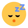 Visage dormant Emoji 😴 image - Tossface style