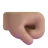 Right-Facing Fist: Medium Skin Tone