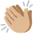 Clapping Hands: Medium-Light Skin Tone