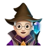 Mage: Light Skin Tone Emoji 🧙🏻 image - Huawei Harmony OS style