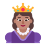 Princess: Medium Skin Tone Emoji 👸🏽 image - Microsoft Classic 2D style