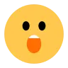 Zdziwiona Twarz Emoji 😲 image - Tossface style