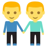 Emoji Két férfi kézen 👬 image - EmojiTwo style