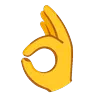 Ok Hand Emoji 👌 image - Google Noto Color Animated style