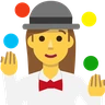 Woman Juggling Emoji 🤹‍♀️ image - Skype style
