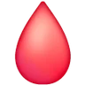 Gota de sangue Emoji 🩸 image - Samsung style
