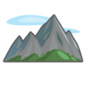 Emoji hegy ⛰ image - Emojidex style