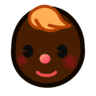Baby: Dark Skin Tone Emoji 👶🏿 image - Emojidex style