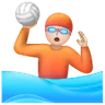 Person Playing Water Polo: Light Skin Tone Emoji 🤽🏻 image - Samsung style