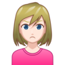 Woman Pouting: Light Skin Tone Emoji 🙎🏻‍♀️ image - Emojidex style