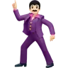 Man Dancing: Light Skin Tone Emoji 🕺🏻 image - Apple style