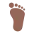 Foot: Medium-Dark Skin Tone