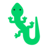 จิ้งจก Emoji 🦎 image - Microsoft Classic 2D style
