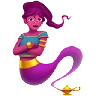 Woman Genie Emoji 🧞‍♀️ image - Apple style