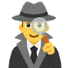 Sleuth ou espião Emoji 🕵 image - Skype style