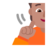 Deaf Person: Medium Skin Tone