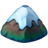 Emoji Zăpada acoperită de munte 🏔 image - Samsung style