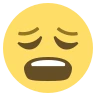 Emoji Fáradt arc 😩 image - EmojiTwo style