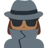 Woman Detective: Medium-Dark Skin Tone Emoji 🕵🏾‍♀️ image - Twitter / X (Twemoji) style