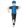 Woman Dancing: Light Skin Tone Emoji 💃🏻 image - Emojidex style