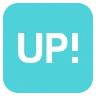 ‘up’ point d’exclamation encadré Emoji 🆙 image - EmojiTwo style