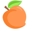 桃子 Emoji 🍑 image - Facebook Messenger (2016) style