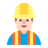 Man Construction Worker: Light Skin Tone