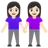 Women Holding Hands: Light Skin Tone