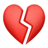Emoji Összetört szív 💔 image - Huawei Harmony OS style