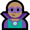 Man Supervillain: Medium Skin Tone Emoji 🦹🏽‍♂️ image - Microsoft Windows 10 Segoe UI Emoji style