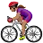 Woman Biking: Medium Skin Tone
