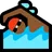 Person Swimming: Medium-Dark Skin Tone