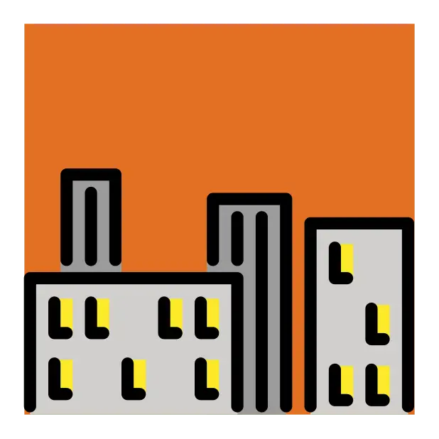 Cityscape At Dusk