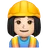 Woman Construction Worker: Light Skin Tone