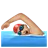 Person Swimming: Medium-Light Skin Tone