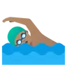 Man Swimming: Medium Skin Tone Emoji 🏊🏽‍♂️ image - Google Noto Color style