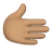 Rightwards Hand: Medium Skin Tone