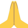 Emoji Persona con le mani giunte 🙏 image - Skype style