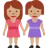 Women Holding Hands: Medium Skin Tone