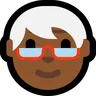 Older Person: Medium-Dark Skin Tone Emoji 🧓🏾 image - Microsoft Windows 10 Segoe UI Emoji style