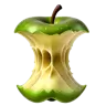 Apple Core Emoji 🫝 image - Apple style