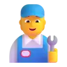 Mechanic Emoji 🧑‍🔧 image - Microsoft 3D Fluent style