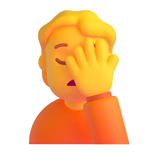 Person Facepalming