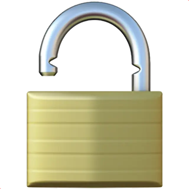 Cadenas ouvert