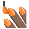 Nail Polish: Dark Skin Tone Emoji 💅🏿 image - EmojiTwo style