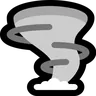 Emoji Nuvola con Tornado 🌪 image - Microsoft Windows 10 Segoe UI Emoji style